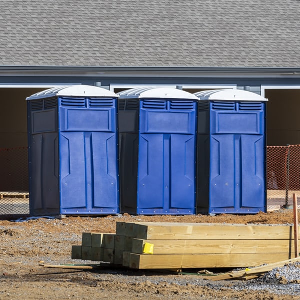 are there different sizes of porta potties available for rent in Federal Dam